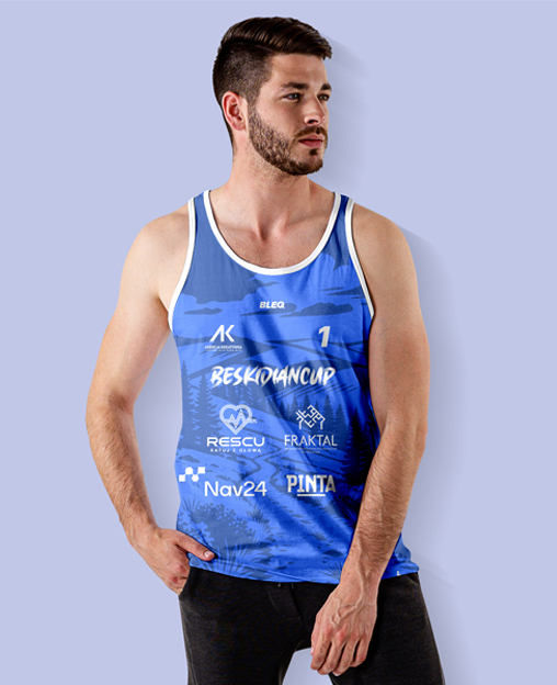 Sublimowane topy i tank-topy do siaktówki plażowej z personalizacją